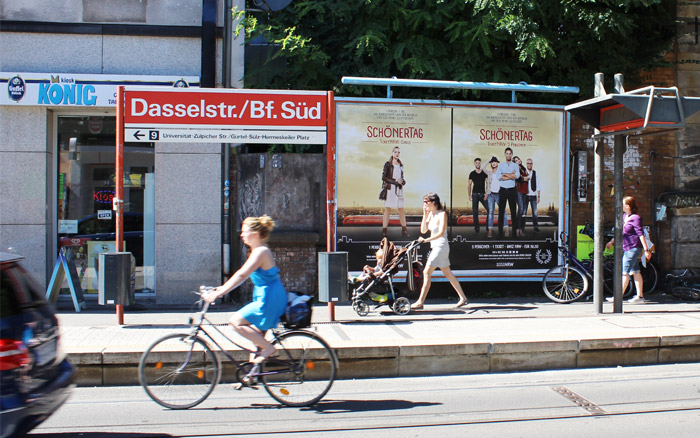 Außenwerbung Stadt
